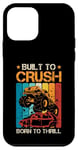 Coque pour iPhone 12 mini Monster Truck Graphic pour homme adulte Monster Trucks Lover