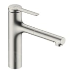 Hansgrohe Zesis M33 Mitigeur d’évier avec douchette extractible, aspect inox 74822800