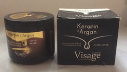 COLOR VISAGE Keratin & Argan HAIR MASK Intelligent Repair Of Damaged Hair 500ml