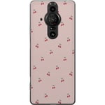 Kännykkäkuori Sony Xperia Pro-I-laitteelle, jossa on Kirsikka kuvio