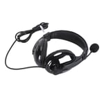 Wired Gaming Headset Stereo Wired Over Ear Headphone With Rotatable Microphone