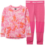 Helly Hansen Graphic Lifa Merino Set Kids underställ Dragon Fruit-181 122/7 år - Fri frakt