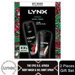 Lynx THE EPIC O.G. Africa Bodyspray XXL & Bodywash 2 Pieces Gift Set For Him