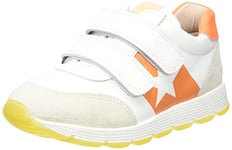 Bisgaard Garçon Unisex Kinder Liam v Basket, Blanc/Orange (1922), 22 EU