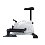 YFFSS Stepper Step Machine with LCD Monitor Magnetic Mini Exercise Bike Mini Elliptical Stride Trainer Pedal Exerciser Stepper (Color : White)