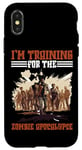 Coque pour iPhone X/XS I'm Training For The Zombie Apocalypse |||--