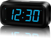 Alarm  Clock ,  Digital  Clock  Battery  Operated  with  Big  1 . 2 ''  LED  Tim