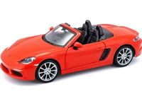 Bburago Porsche 718 Boxster Orange 1:24 Bburago