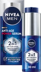 NIVEA MEN Anti-Age 2in1 Power Serum (30ml), Hydrating Serum with Luminous 630 an