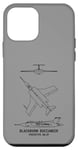 iPhone 12 mini Blackburn NA 39 Prototype Buccaneer British Plane Blueprints Case