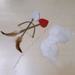 Mini Cupid Set White Angel Cupid Costume Gift Cupid Arrows Bow Set