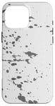 iPhone 16 Pro Max Paint Splash Gray Paint Splatter Artwork Case