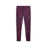 PUMA Womens Run Favorites Velocity Fl Aop Tights, Midnight Plum, S EU