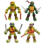 12cm Teenage Mutant Ninja Turtles Figurer- 4 Pack