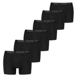 Puma Boxer Homme, Lot De 6 - Basic Boxer Ecom, Coton Stretch, Everyday Noir Xl (X-Large)