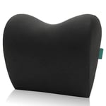 LSJVFK Car Headrest Neck Pillow For Seat Chair In Auto Cotton Cushion Fabric Cover Soft Head Rest Travel Support