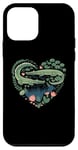 iPhone 12 mini Cute Alligator Heart Crocodile Gator for Kids Case