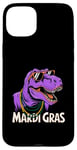 Coque pour iPhone 15 Plus Mardi Grawr Costume de dinosaure T-Rex pour enfant