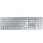 CHERRY Keyboard Wired QWERTY Silver KC 6000C