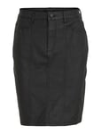 Vicommit Coated Hw Skirt/Bf Black Vila