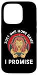 Coque pour iPhone 14 Pro Cute Lion, encore un jeu, je le promets à Lion Lover