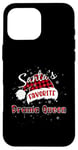 Coque pour iPhone 16 Pro Max Plaid de Noël préféré de Funny Santa, reine de Noël, buffle