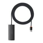 USB-jakaja 4xUSB-A 3.0, 2m, musta