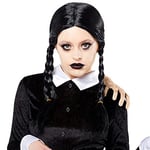 amscan 9918226 - Official Addams Family Wednesday Wig - Adult Fancy Dress