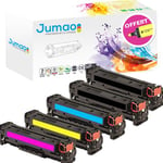 5 Toners cartouches Jumao compatibles pour HP LaserJet Pro 200 MFP M276n M276nw