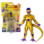 Bizak Monsterflex 64390230 Figurine Golden Frieza de Dragon Ball, Super Extensible et élastique, 25 cm, 12 à Collectionner, pour Adultes, Fans et Enfants à partir de 4 Ans