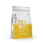 PhD Nutrition Diet Whey Low Calorie Protein Powder, Low Carb, High Protein Lean Matrix, Creamy Vanilla Diet Whey Protein Powder, High Protein, 32 Servings Per 800g Bag