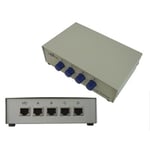 KALEA-INFORMATIQUE Boitier de partage switch Ethernet 4+1 ports, vitesse 10 100 1000Mbps