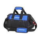 WORKPRO Sac à Outils avec Grande Capacité et Fond Dur Sac Porte-outil 40 cm