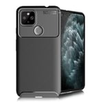 Carbon Shield Google Pixel 5 XL skal - Svart