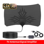 KeRestoQuebec Umei-Antenne TV numérique HDTV 4K,intérieur HD,amplificateur amplifié à signal élevé,récepteur satellite Miles ahiial - Type Antenna andAmplifier #A