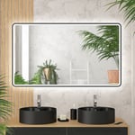 Miroir START LED 120X70 - Noir  