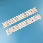 5 lot Bandes d'objectif de rétro-éclairage TV LED, 8 pièces x 47 pouces, 4 + 4 LED pour 47L6353DB/L_140227 Nipseyteko