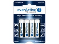 Everactive Lr64blpa, Engångsbatteri, Aa, Alkalisk, 1,5 V, 4 Styck, 3000 Mah