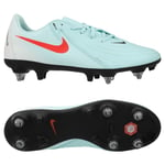 Nike Phantom GX II Academy SG-PRO Mad Energy - Grønn/Atomic Red/Rød - Vått gress (SG), størrelse 36½