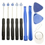 11 dans 1 outils universels de tournevis de réparation de pry d'ouverture fixent le kit pour l'IPhone  WXF61202101