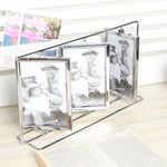 Weiyiroty Rotating Photo Frame Vintage Family Photo Frame Retro Large Size 360