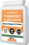 Turmeric Tablets 5000Mg with Black Pepper & Ginger, High Strength 95% Curcumin S