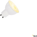 QPAR51 GU10 RGBW smart LED hvit/transparent 5,2W 38°