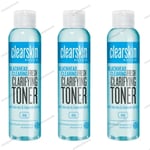 3x Avon Clearskin Blackhead Clearing Fresh Clarifying Face Toner - 100ml