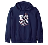 Red Trump T Shirt Zip Hoodie