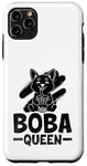 Coque pour iPhone 11 Pro Max Boba Queen - Thé au lait pour chien - Pour amoureux des perles