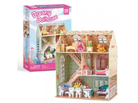 Cubicfun P645h Dreamy Dollhouse With Furniture Lovely 3D Puzzle, 160 Pieces