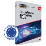 Bitdefender Antivirus Plus 2025 | 3 appareils | 2 Ans | PC | Code d'activation envoyé par la poste