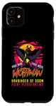 Coque pour iPhone 11 Mothman Funny Cryptide Harbinger of Doom, mi-homme, mi-mois