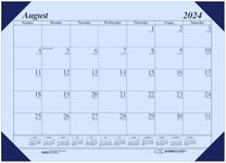 House of Doolittle 2024-2025 Academic Desk Pad Calendar, EcoTones, Orchid, 18.5 x 13 Inches, August - July (HOD012573-25)